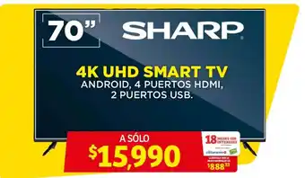 70 " Sharp 4K UHD SMART TV