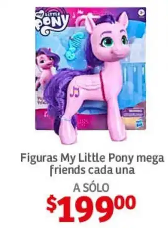 Figuras My Little Pony mega friends cada una