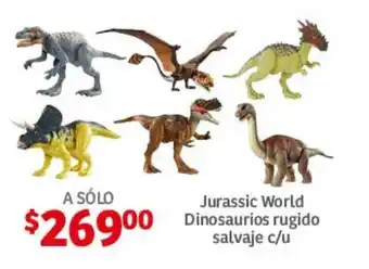 Jurassic World Dinosaurios rugido salvaje
