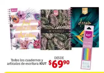Soriana Híper Todos los cuadernos y articulos de escritura KIUT oferta