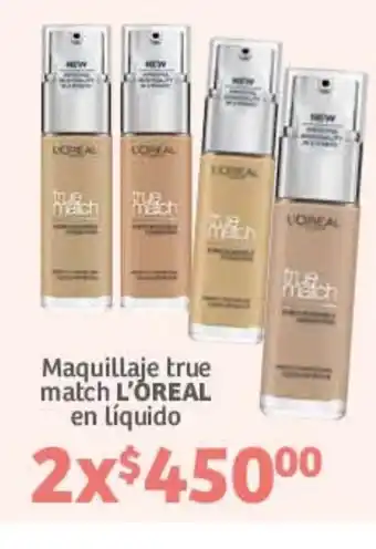 Maquillaje true match L'OREAL en liquido