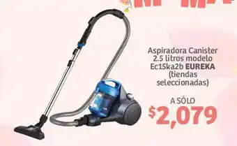 Soriana Híper Aspiradora Canister 2.5 litros modelo Ec15ka2b EUREKA oferta