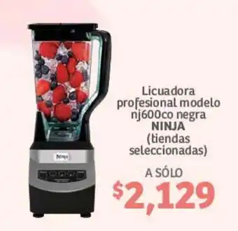 Soriana Híper Licuadora profesional modelo nj600co negra NINJA oferta