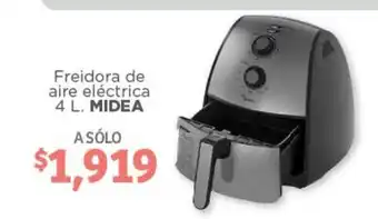 Soriana Híper Freidora de aire electrica 4L MIDEA oferta