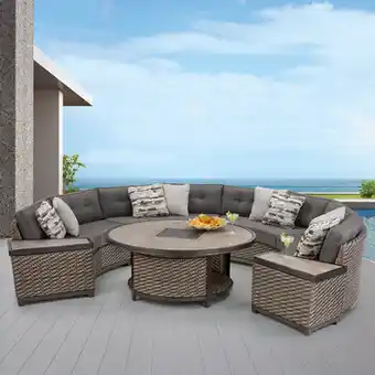 Agio, Hudson Sala para Jardín de 7 Piezas