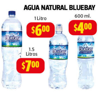 Farmacias Guadalajara Agua Natural Bluebay 1.5L oferta
