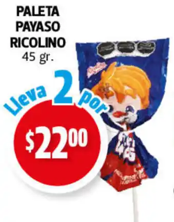 Paleta Payaso Ricolino 2 x 45g