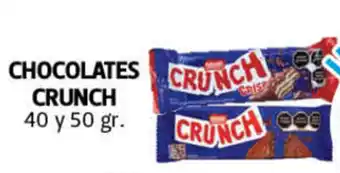 Chocolates Crunch 2 x 40 y 50g