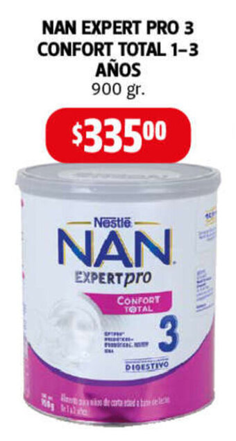 Farmacias Guadalajara Nan Expert Pro 3 Confort Total 900g oferta