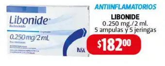 Antiinflamatorios Libonide 0,25mg / 2ml