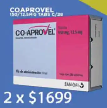 Coaprovel 2 x 150/12.5mg Tabs c/28