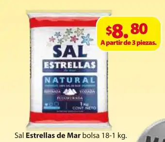Zorro Sal Estrellas de Mar 18-1kg oferta