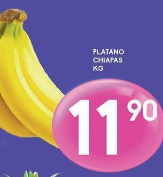 Alsuper Plátano chiapas oferta