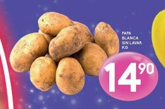 Alsuper Papa blanca sin lavar kg oferta