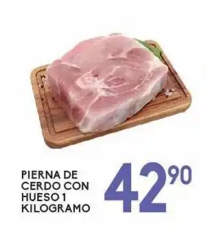 Alsuper Pierna de cerdo con hueso kg oferta