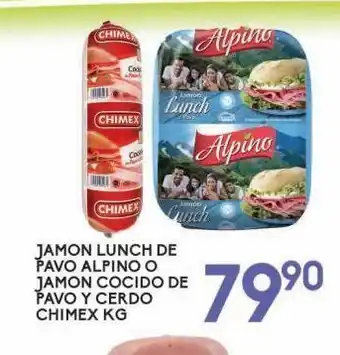 Alsuper Jamón de pavo alpino oferta