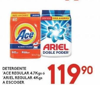Alsuper Detergente en polvo ace oferta