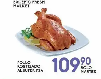 Pollo asado alsuper