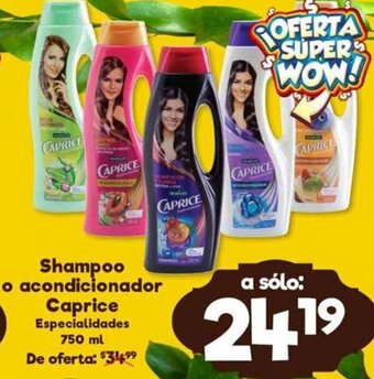 Shampoo O Acondicionador Caprice 750ml