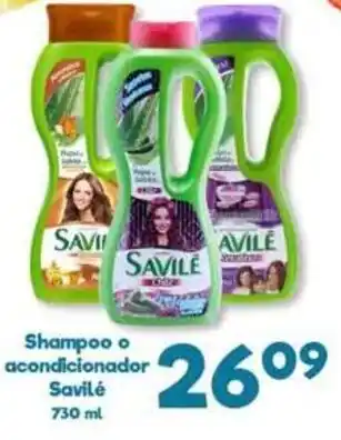 Shampoo O Acondicionador Savilé 730ml