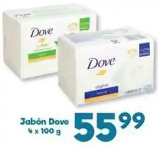 Jabón Dove 4 x 100g