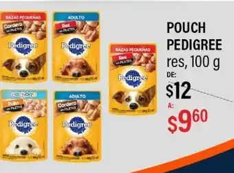 Pouch pedigree res, 100g
