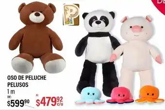 DelSol Oso de peluche pelusos 1m oferta