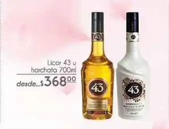 Licor 43 horchata 700ml desde...