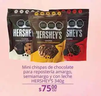 La Comer Mini chispas de chocolate para repostería amargo, semiamargo y con leche hershey's oferta