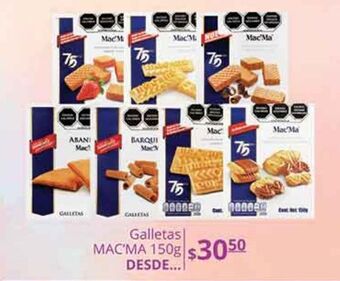 La Comer Galletas mac'ma 150g oferta