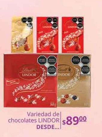 La Comer Variedad de chocolate lindor oferta