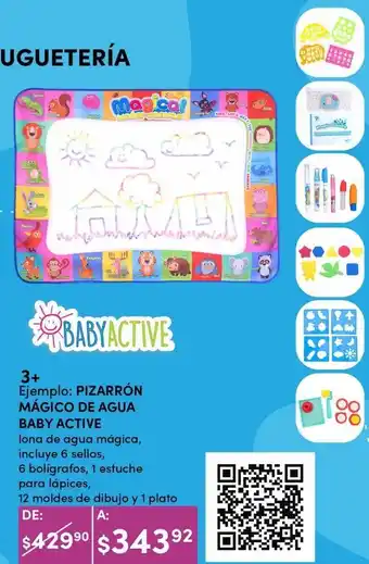 Pizarrón mágico de agua baby active