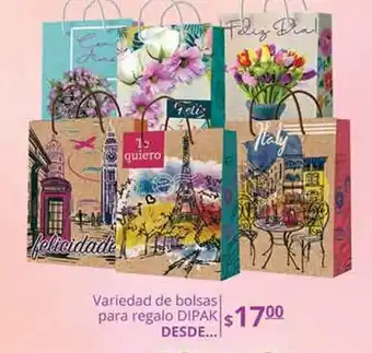 La Comer Variedad de bolsas para regalo oferta