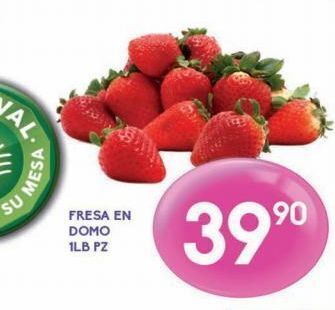 Alsuper Fresa en domo 1lb pz oferta