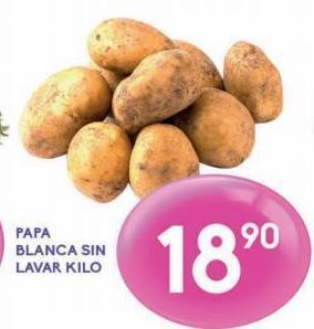 Alsuper Papa blanca sin lavar kg oferta