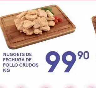 Nuggets de pechuga de pollo crudo kg