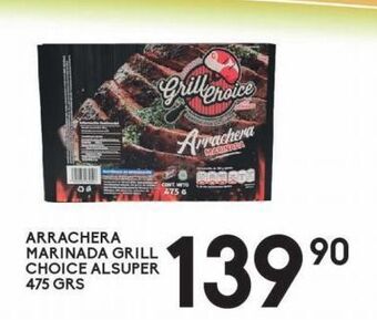 Alsuper Arrachera marinada grill choice alsuper 475g oferta