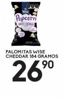 Alsuper Palomitas wise cheddar 184g oferta