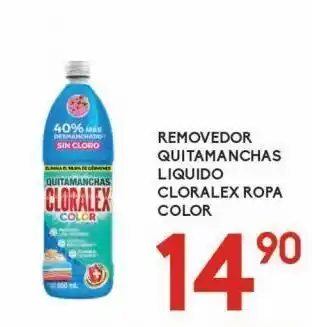 Alsuper Quitamanchas liquido cloralex ropa color oferta
