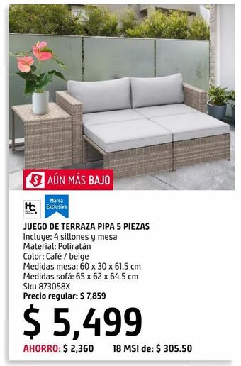 Jgo living mod 5pz pipa rat pe modelo 1