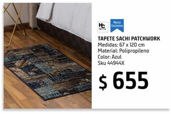 Sodimac Homecenter Tapete sachi patchwork 67x120cm oferta