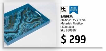 Sodimac Homecenter Bandeja azul 45x31cm oferta