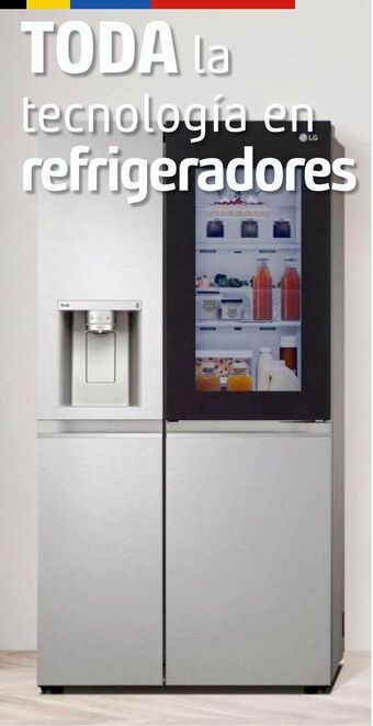 Sodimac Homecenter Refrigerador lg 27 pies³ side by side instaview door in door stainless - vs27xcs oferta
