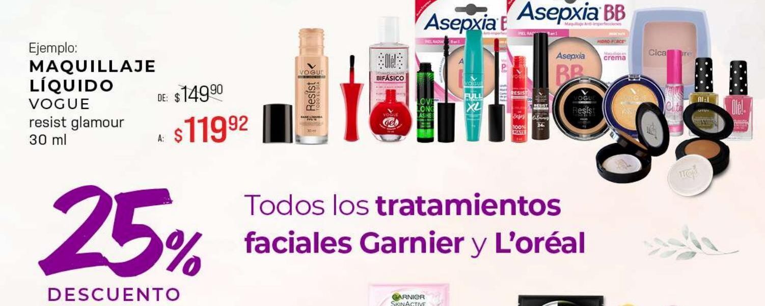 Maquillaje liquido vogue oferta en DelSol Maquillaje liquido vogue oferta en DelSol