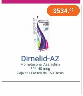 Farmacias Especializadas Dirnelid-az 50/140 mcg oferta