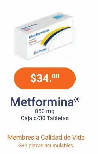 Metformina 850mg