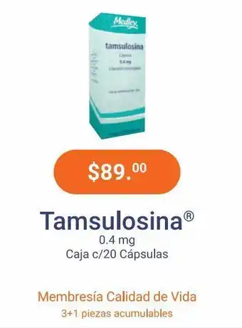 Tamsulosina 0.4mg