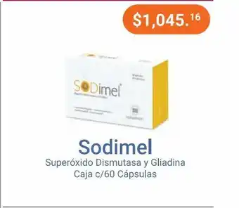 Farmacias Especializadas Sodimel 60 capsulas oferta