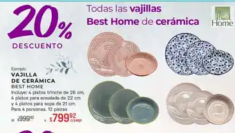 Woolworth Vajilla de ceramica oferta