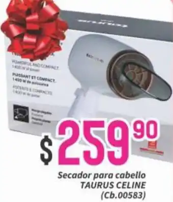 Secador para Cabello Taurus Celine